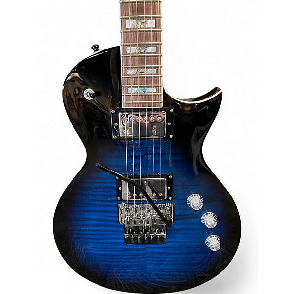 Used ESP LTD AS1 Alex Skolnick Blue Burst Solid Body Electric Guitar