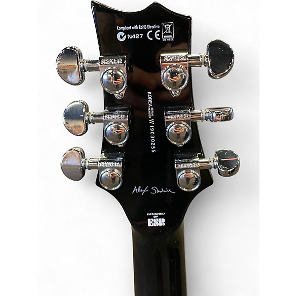 Used ESP LTD AS1 Alex Skolnick Blue Burst Solid Body Electric Guitar