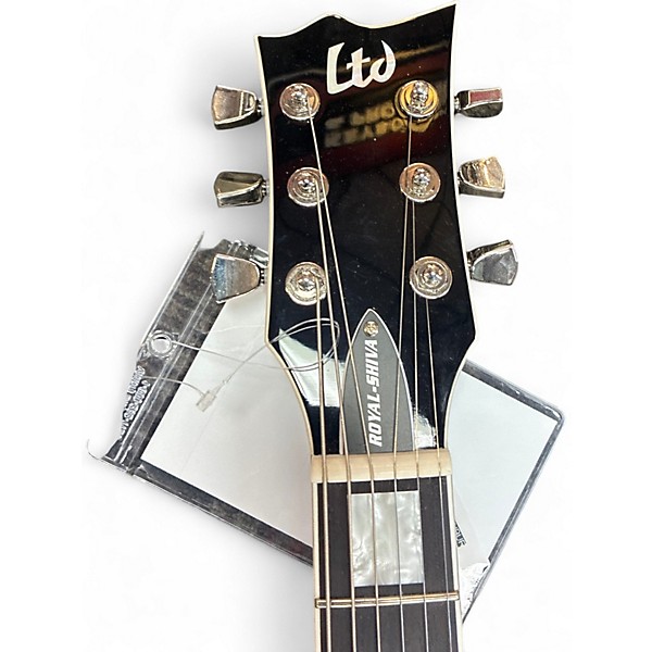 Used ESP LTSD ROYAL-SHIVA SILVER SUNBURST Solid Body Electric Guitar