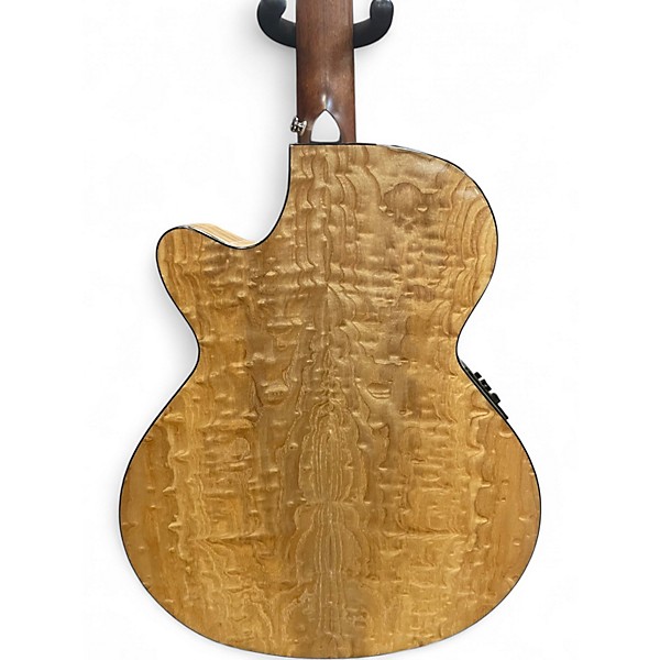 Used Mitchell MX400 Quilted Ash Burl Acoustic Electric Guitar