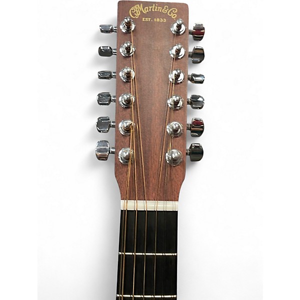 Used Martin DX12AE 12-STRING Natural 12 String Acoustic Electric Guitar