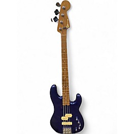 Used Charvel SAN DIMAS PRO MOD 4 PJ Blue Sapphire Electric Bass Guitar