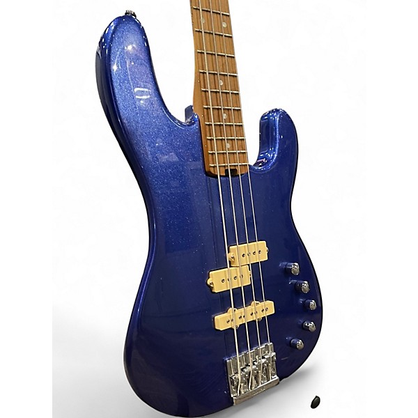 Used Charvel SAN DIMAS PRO MOD 4 PJ Blue Sapphire Electric Bass Guitar
