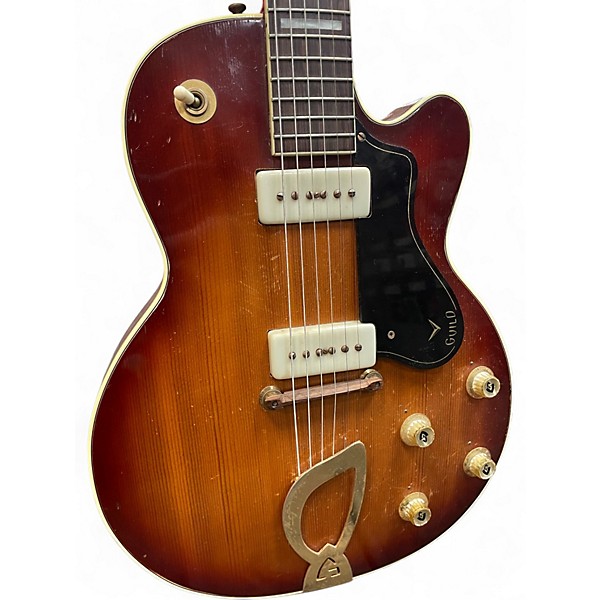 Vintage 1960 Guild M75 Aristocrat Sunburst Hollow Body Electric Guitar