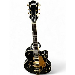Used Gretsch Guitars G5420T Electromatic Black and Gold Hollow Body Electric Guitar