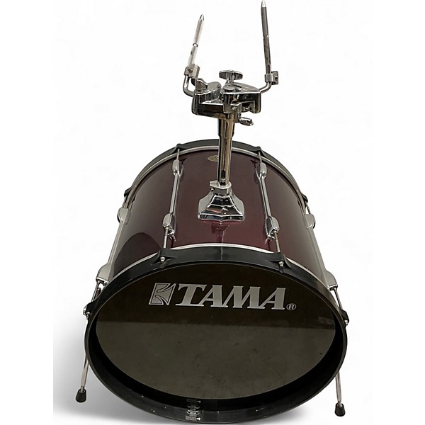 Used TAMA 5 Piece Rockstar Maroon Drum Kit