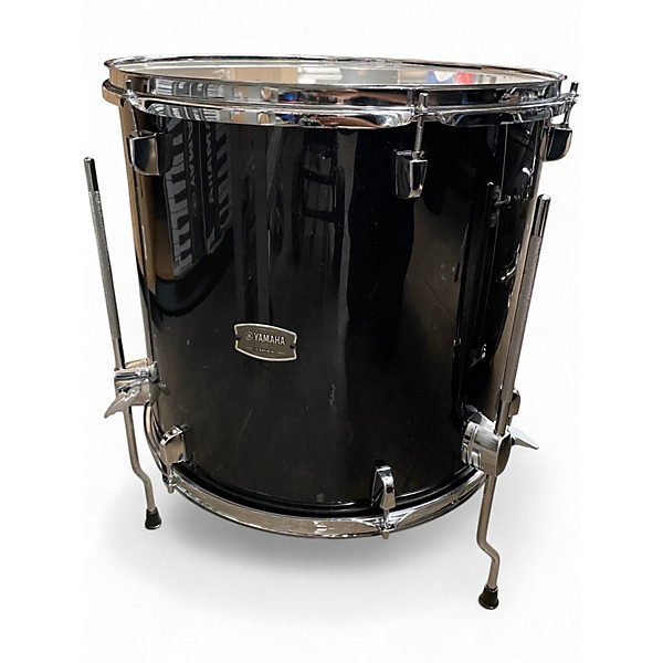 Used Yamaha 5 Piece IJZ Rydeen Drum set Black Drum Kit