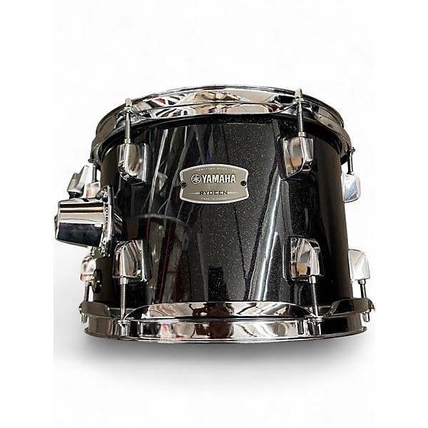 Used Yamaha 5 Piece IJZ Rydeen Drum set Black Drum Kit