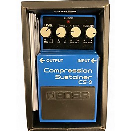 Used BOSS CS3 Compressor Sustainer Effect Pedal