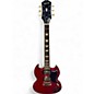 Used Epiphone Inspired by Gibson SG Cherry Solid Body Electric Guitar thumbnail