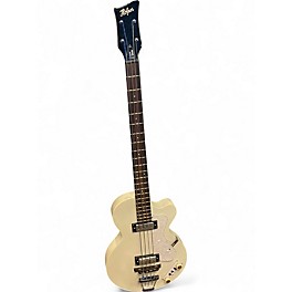 Used Hofner Ignition Series Short-Scale Club Bass Pearl White Electric Bass Guitar