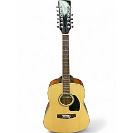 Used Ibanez pf1512-nt Natural 12 String Acoustic Guitar