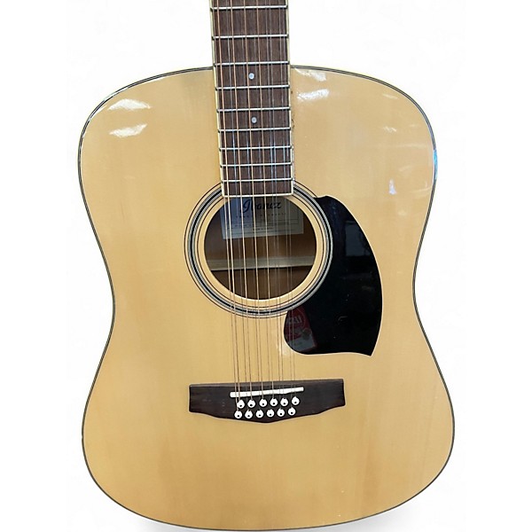 Used Ibanez pf1512-nt Natural 12 String Acoustic Guitar