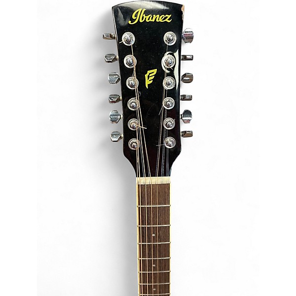 Used Ibanez pf1512-nt Natural 12 String Acoustic Guitar