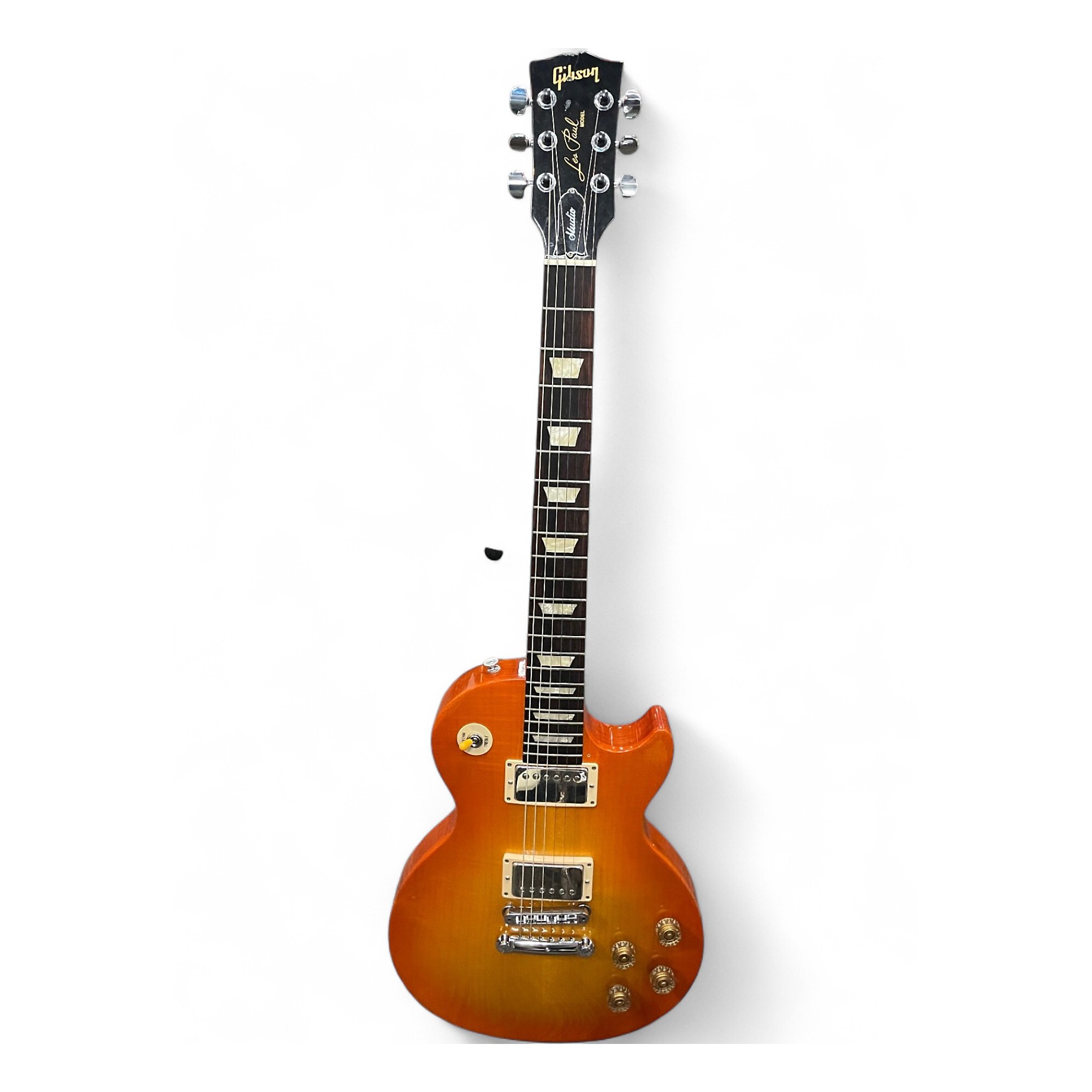 ギター Gibson USA Les Paul Studio 2001 BT Gibson Les Paul Studio Plus Amber 2001 – Chicago Music Exchange