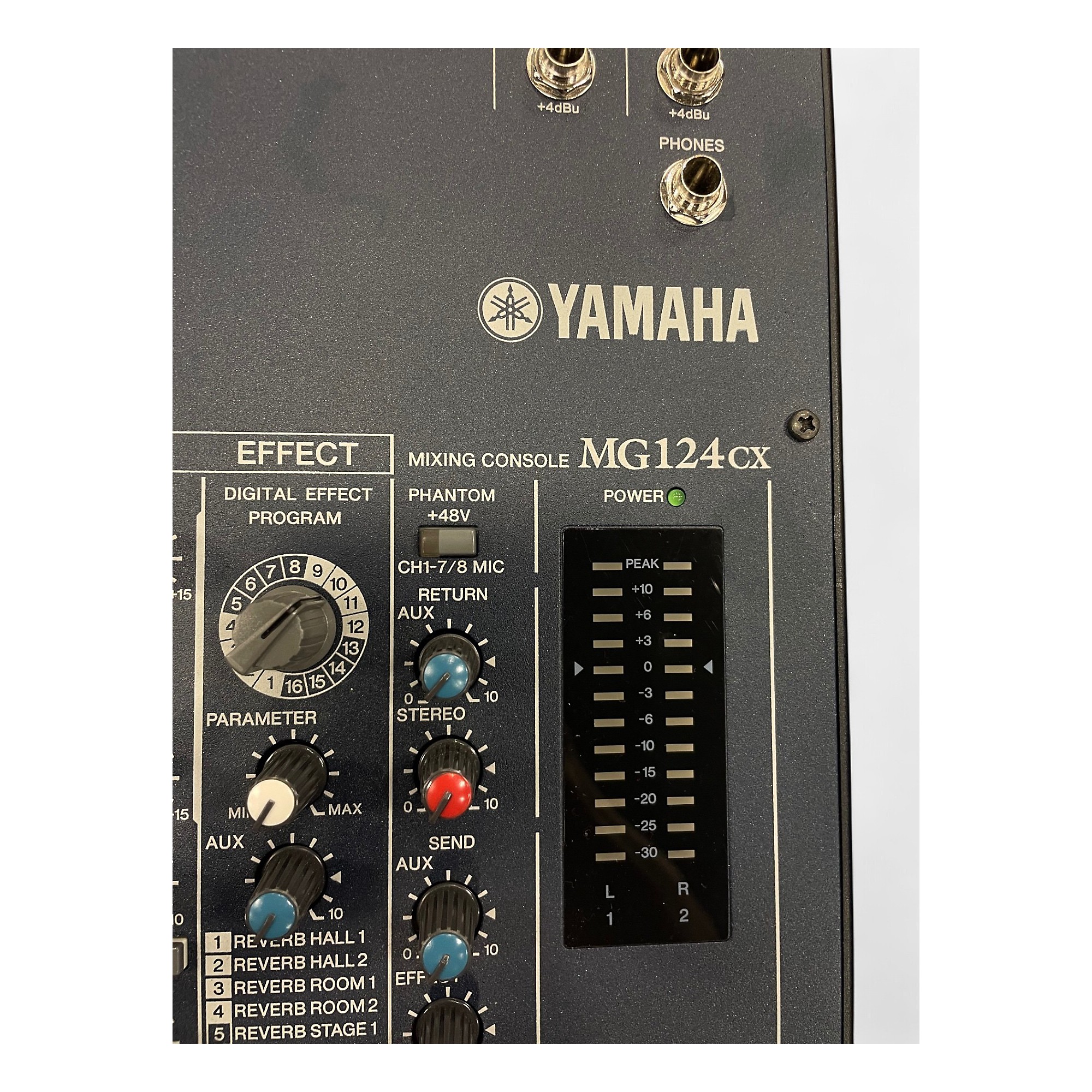 YAMAHA ミキサー　12CH MG124CX Yamaha MG124CX 12 Channel Stereo Mixer Mixing Console | eBay