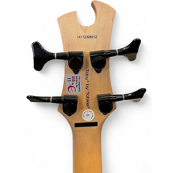 Used Tobias Toby Deluxe IV Black Electric Bass Guitar