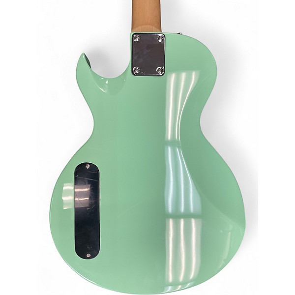 Used Fojill DOUBLE CUT Seafoam Green Solid Body Electric Guitar
