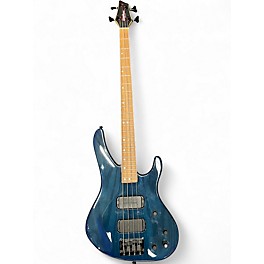 Used Washburn XB900TBL Blue Electric Bass Guitar
