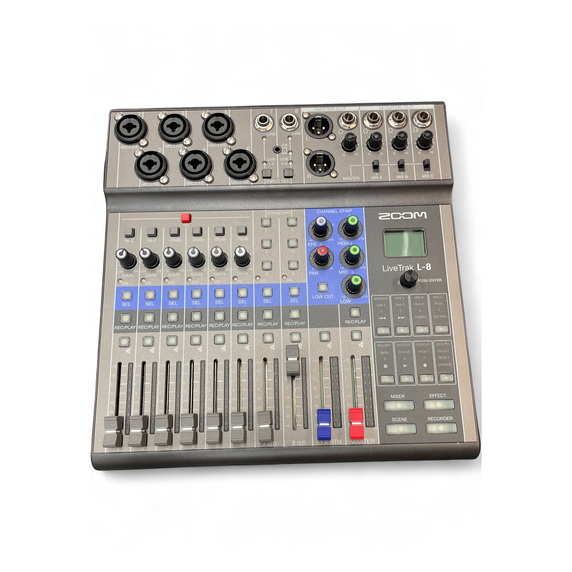 ZOOM LiveTrak L-8 ミキサー Amazon.com: Zoom LiveTrak L-8 Portable 8-Channel Digital