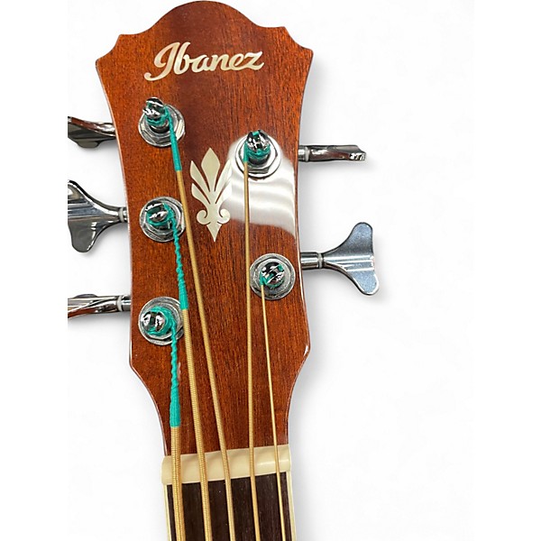 Used Ibanez AEB105E-NT Natural Acoustic Bass Guitar