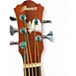 Used Ibanez AEB105E-NT Natural Acoustic Bass Guitar