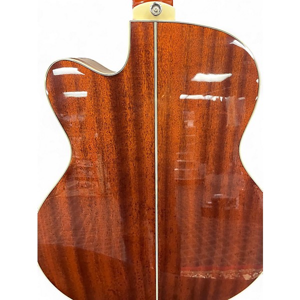 Used Ibanez AEB105E-NT Natural Acoustic Bass Guitar
