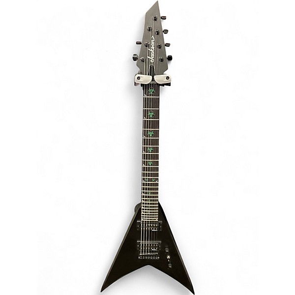 Used Jackson King V js22 Black Solid Body Electric Guitar