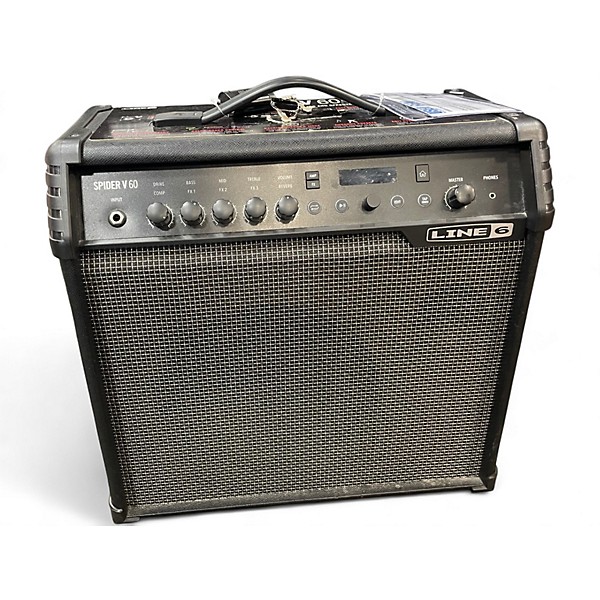 Used Line 6 Spider V 60 1x10 Guitar Combo Amp