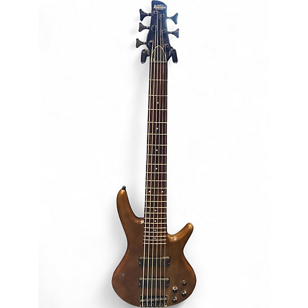 Used Ibanez GSR206 6 String Walnut Electric Bass Guitar