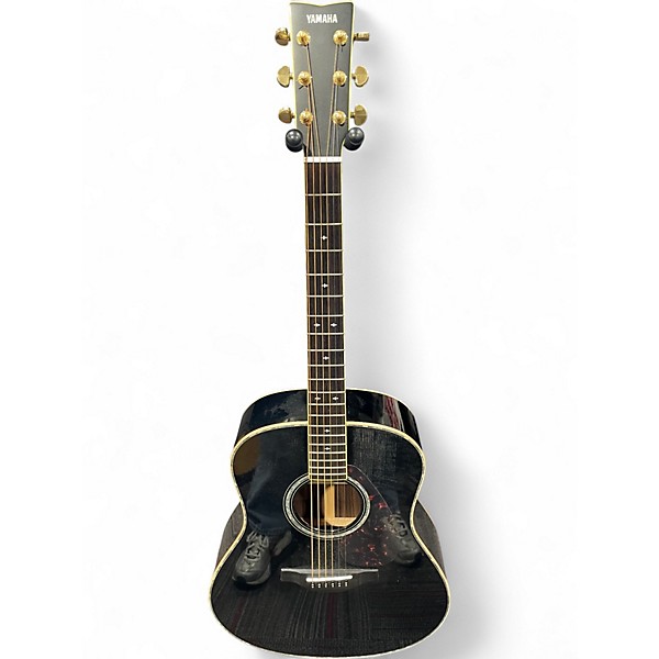 Used Yamaha LL16D Black Acoustic Guitar Black | Guitar Center