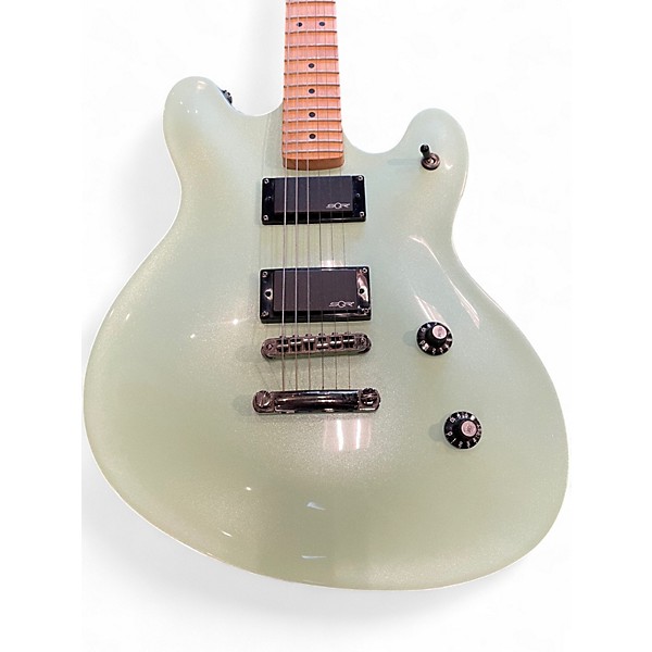 Used Squier Contemporary Active Starcaster Seafoam Pearl Hollow Body Electric Guitar