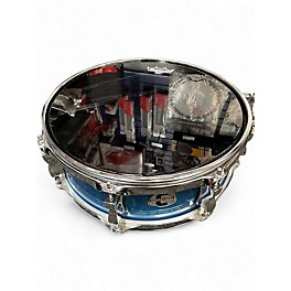 Used Ludwig 14in Element Evolution Snare Blue Sparkle Drum