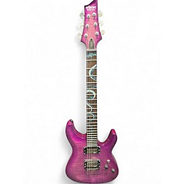 Used Schecter Guitar Research C6-elite purple burst Solid Body Electric Guitar