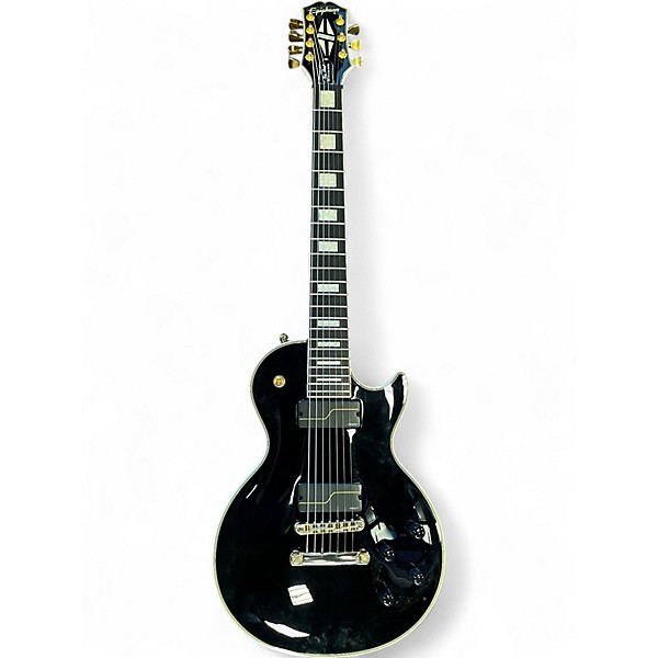 Used Epiphone LES PAUL MKH ORIGINS CUSTOM Black Solid Body