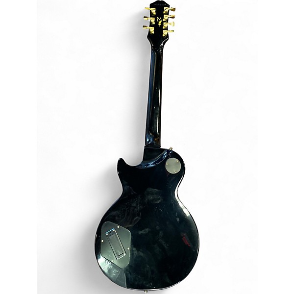 Used Epiphone LES PAUL MKH ORIGINS CUSTOM Black Solid Body Electric Guitar