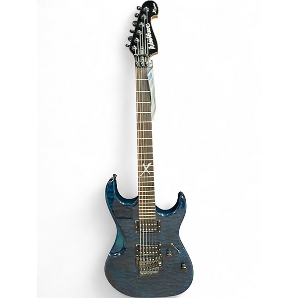 Used Washburn X40PROQ X SERIES Trans Green Solid Body Electric Guitar