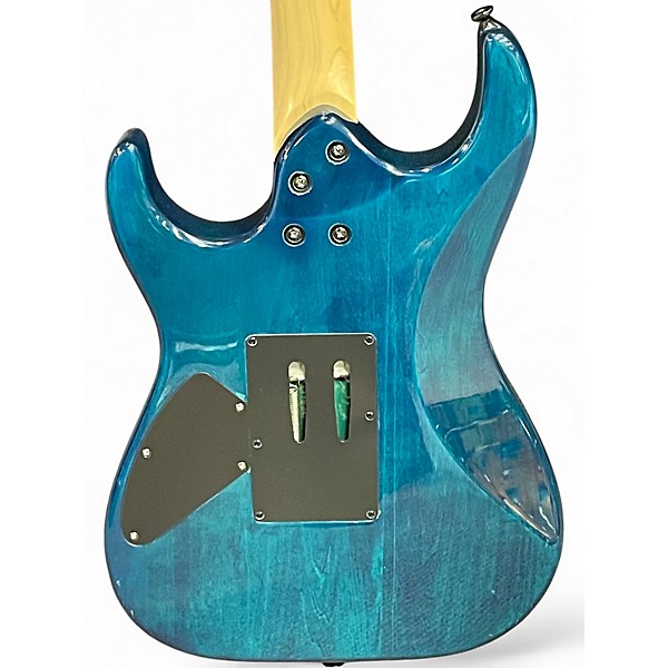 Used Washburn X40PROQ X SERIES Trans Green Solid Body Electric Guitar