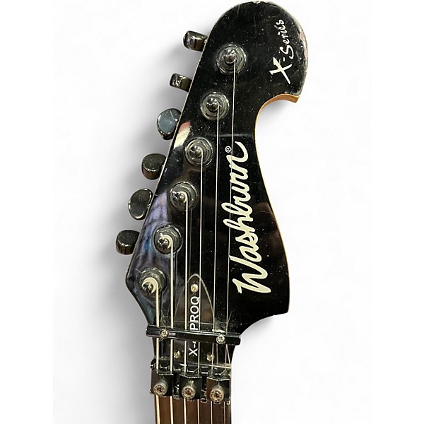 Used Washburn X40PROQ X SERIES Trans Green Solid Body Electric Guitar