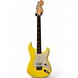 Used Fender Tom Delonge Signature Stratocaster Yellow Solid Body Electric Guitar thumbnail