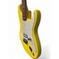 Used Fender Tom Delonge Signature Stratocaster Yellow Solid Body Electric Guitar