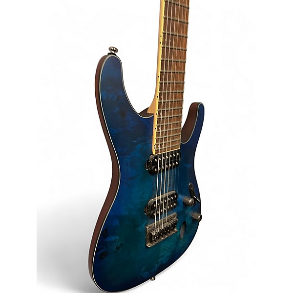Used Ibanez S771PB Blue Solid Body Electric Guitar