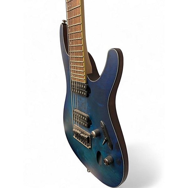 Used Ibanez S771PB Blue Solid Body Electric Guitar