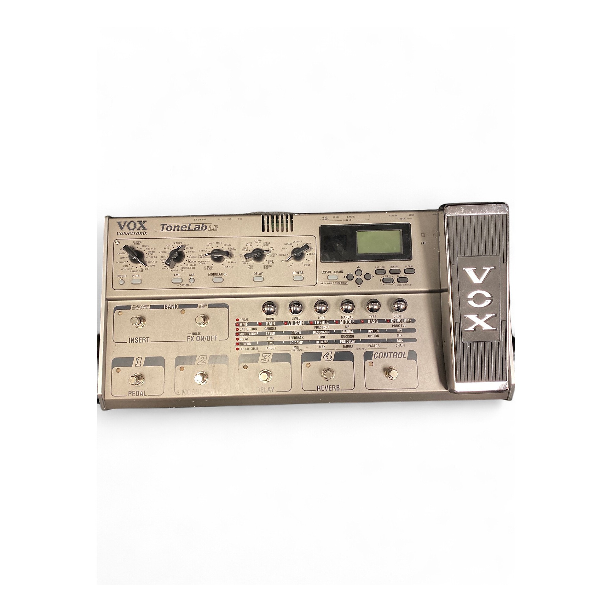 ギター VOX ToneLab LE VOX ToneLab LE Guitar Multi Effect Pedal and Midi Controller