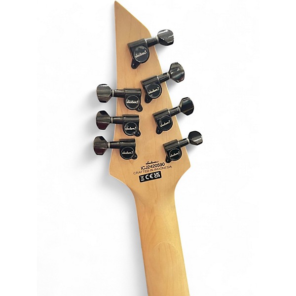 Used Jackson x series dkaf7ms Black Solid Body Electric Guitar