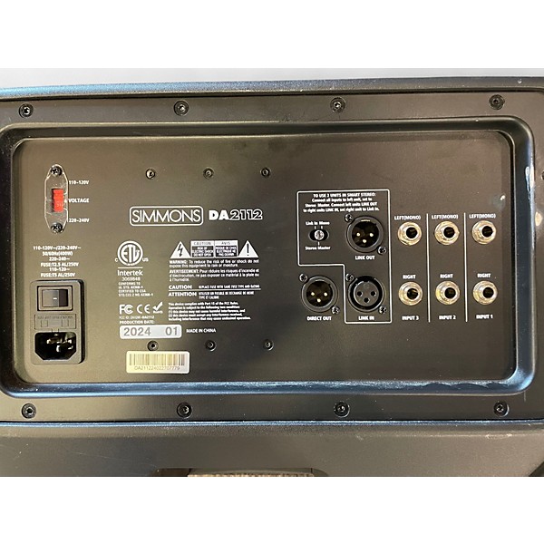 Used Simmons DA2112 Keyboard Amp