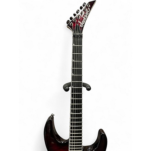 Used Jackson SL2Q Pro Series Soloist Red Flame Solid Body Electric Guitar