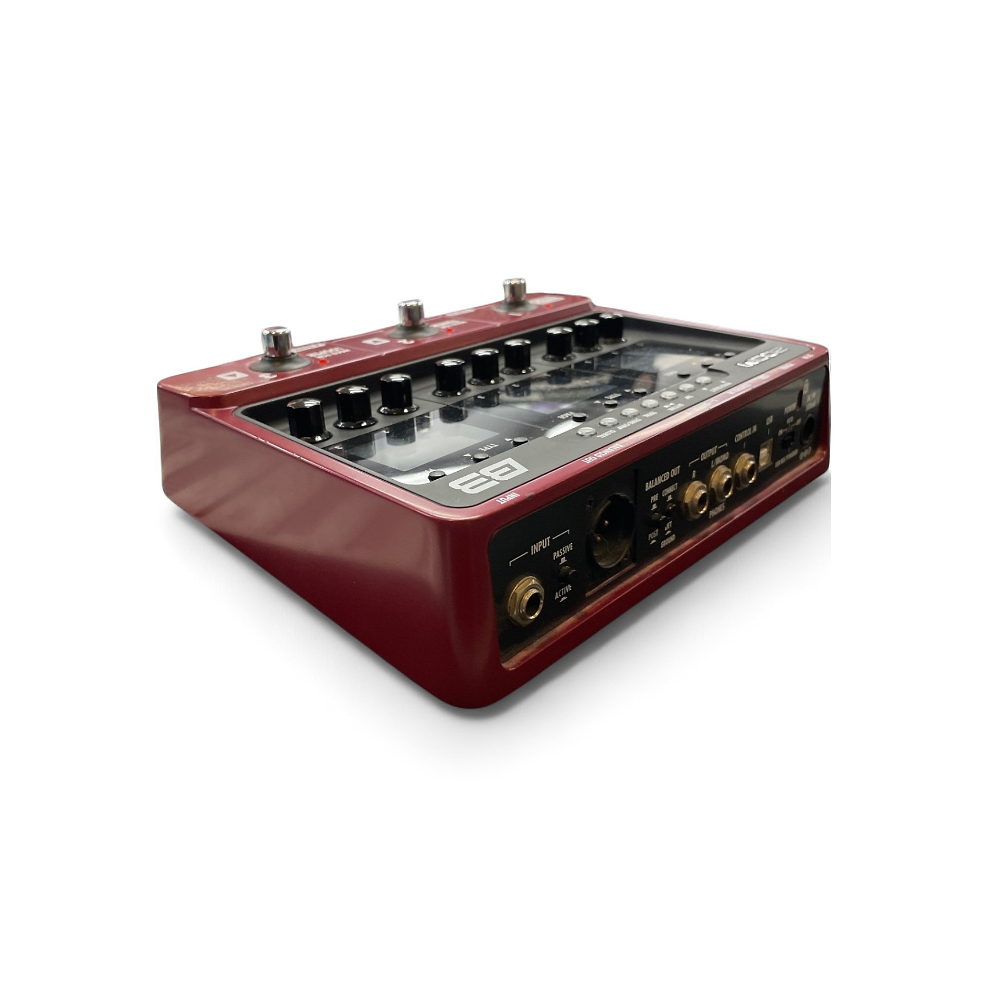 Used Zoom B3 Bass FX And Amp Simulator Bass Effect Pedal
