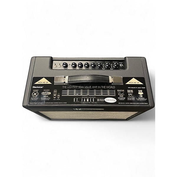 Used Blackstar St. James 50 6L6 50W 1x12 Tube Guitar Combo Amp