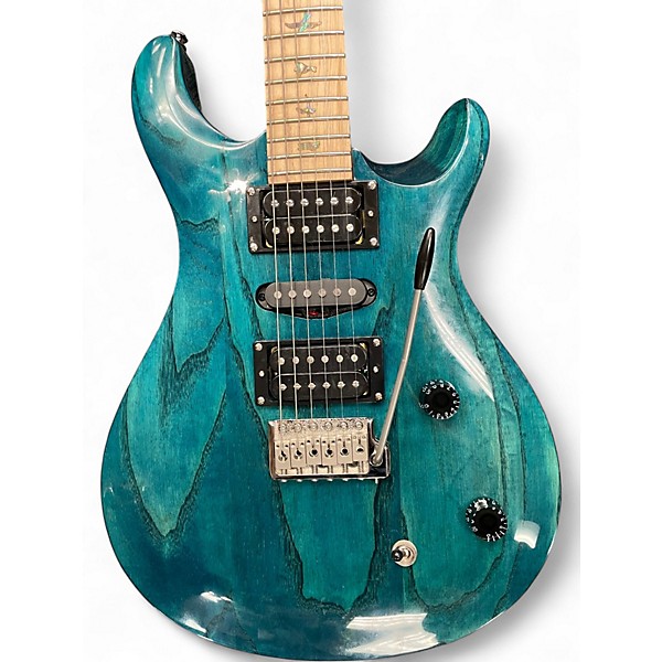 Used PRS Swamp Ash Special IRI BLUE Solid Body Electric Guitar